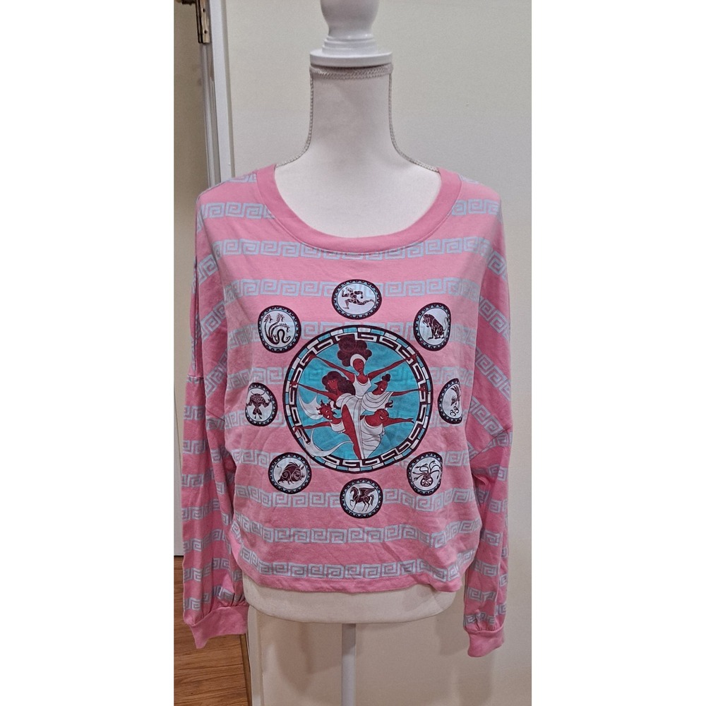 Disney Hercules Muses Pink Long Sleeve T Shirt‎ Medium